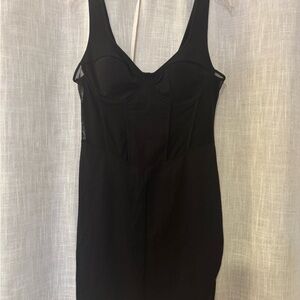 Zara Black Mini Corset Dress